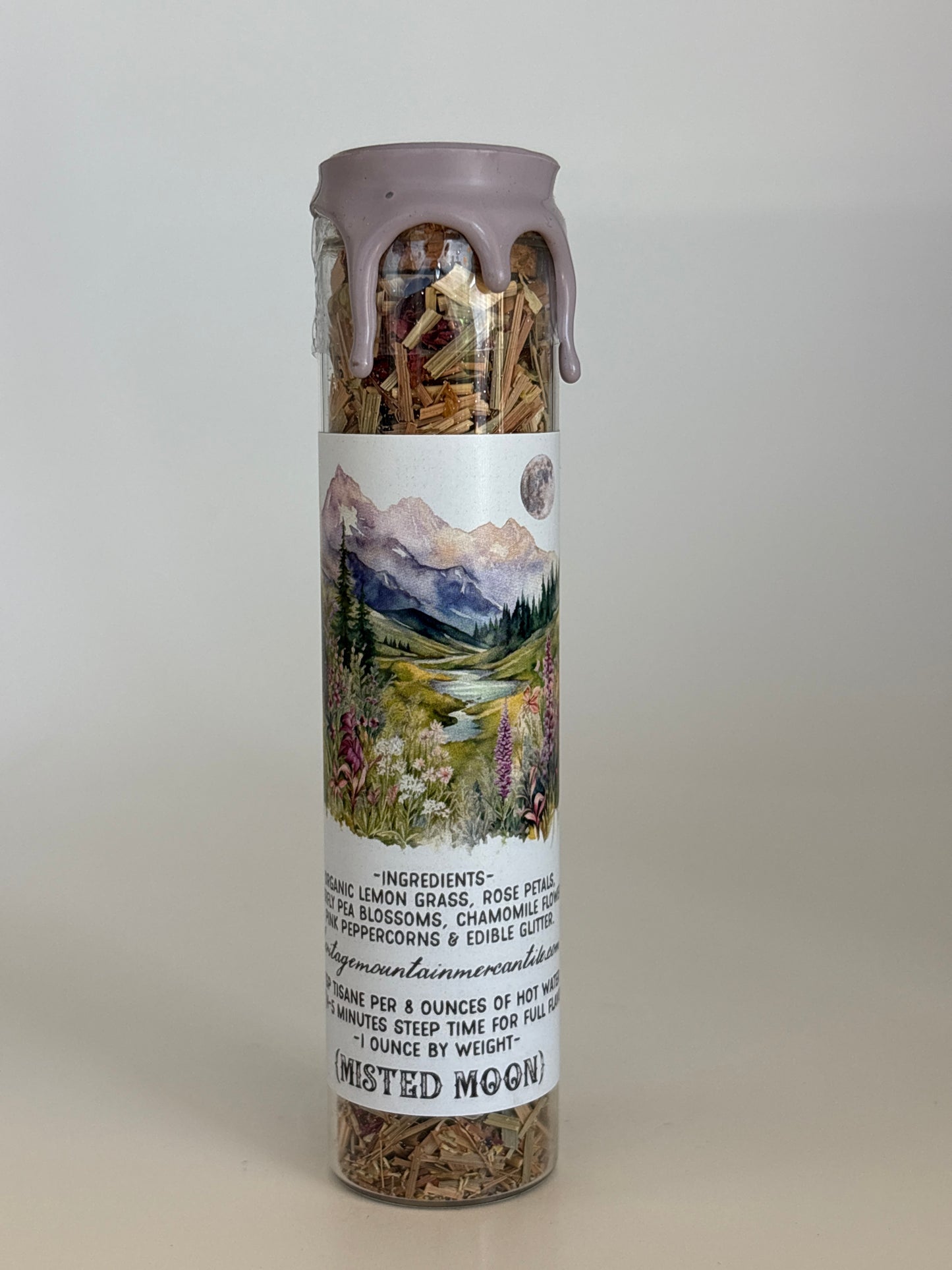 Misted Moon- Tea Tube