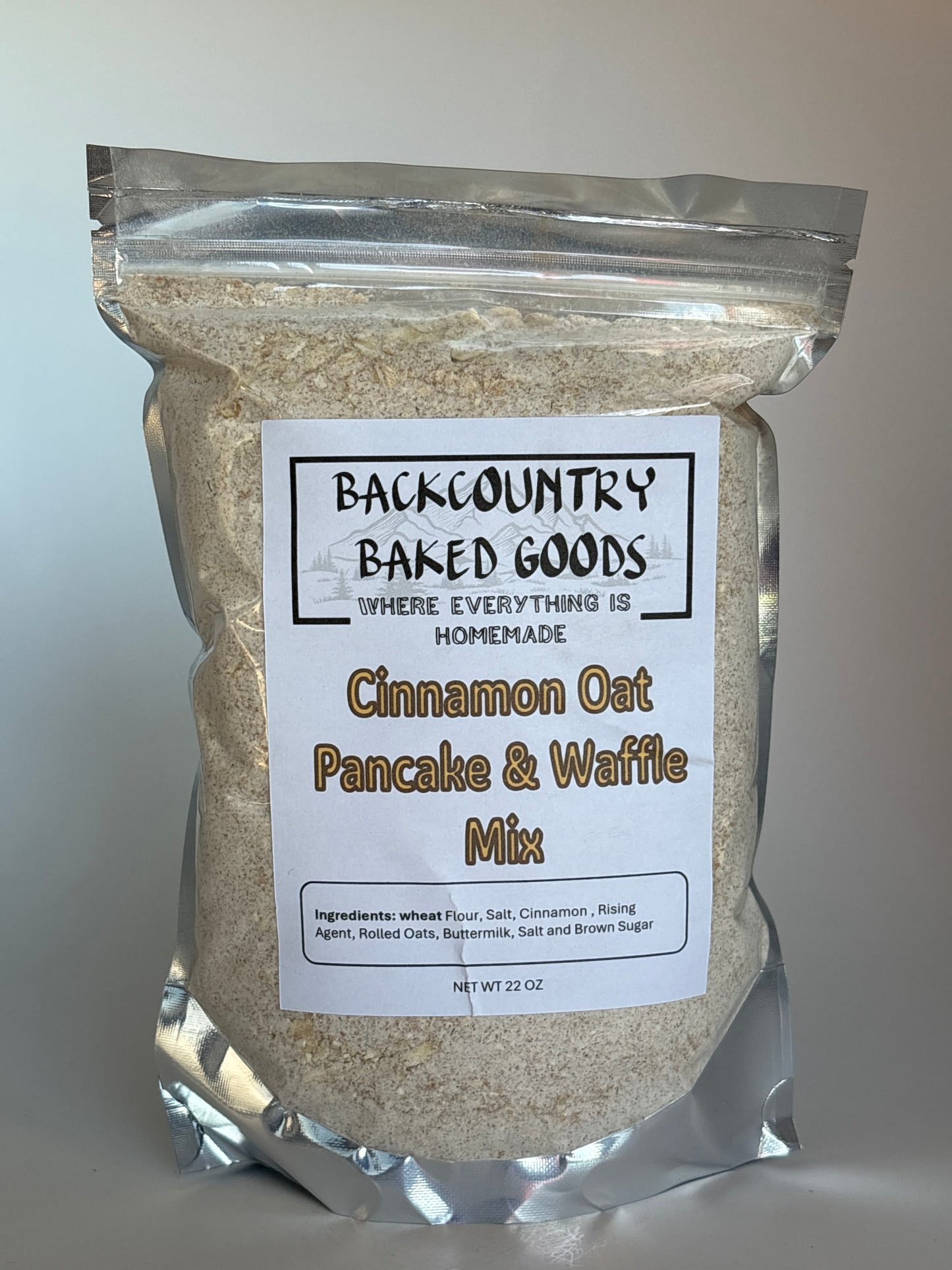 Cinnamon Oat Pancake & Waffle Mix