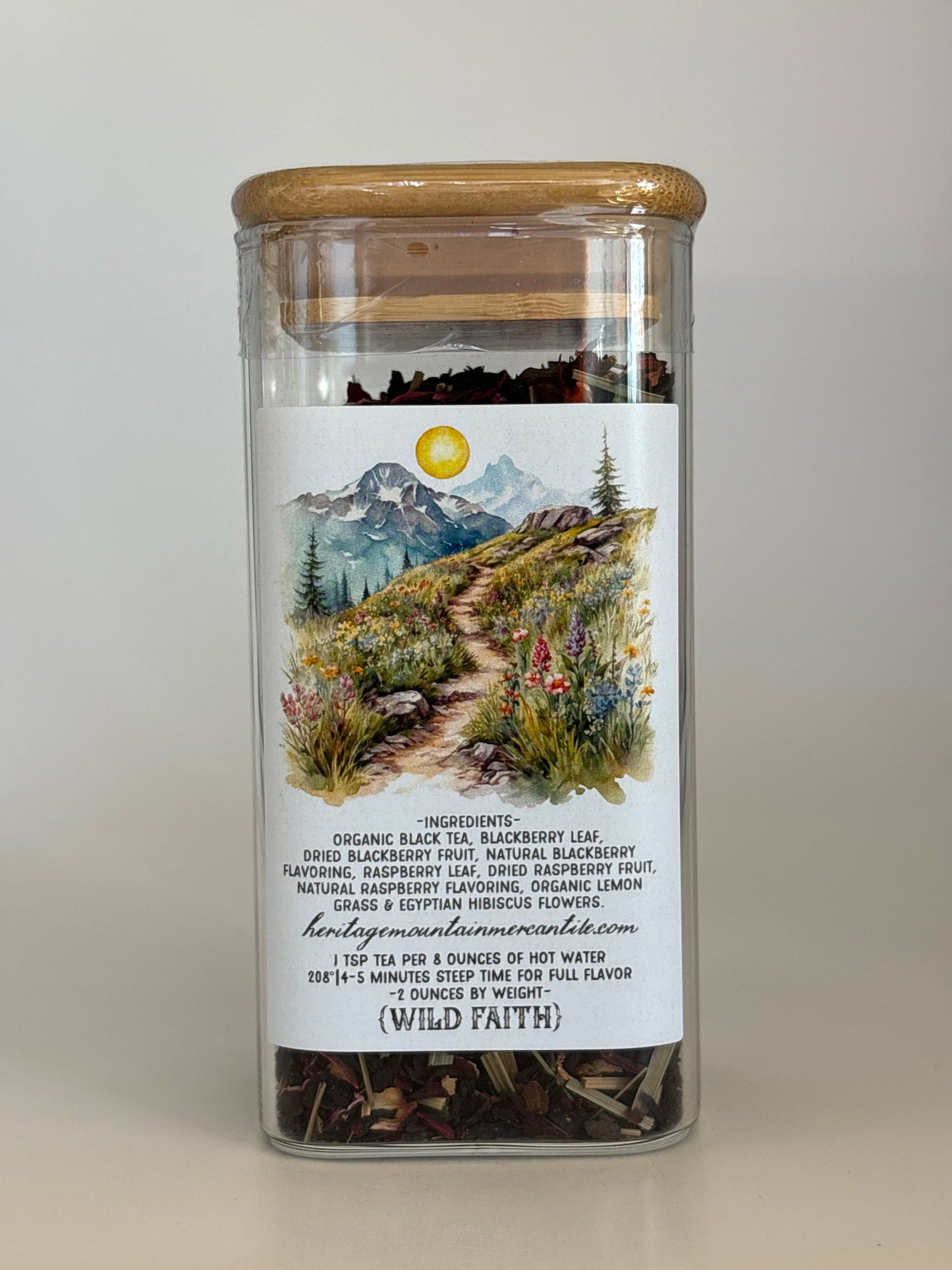 Wild Faith- Tea Jar