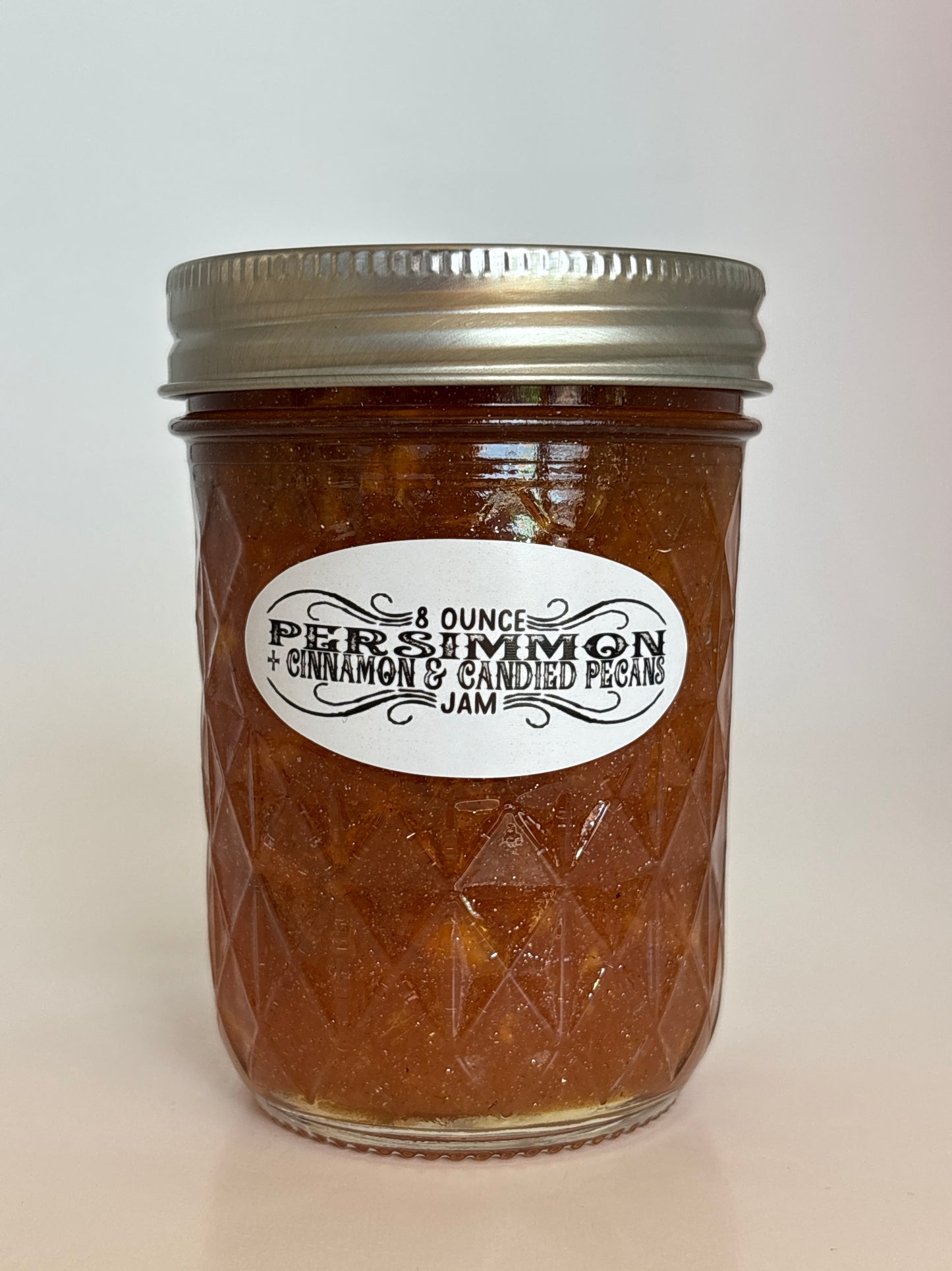 Persimmon + Cinnamon & Candied Pecans Jam