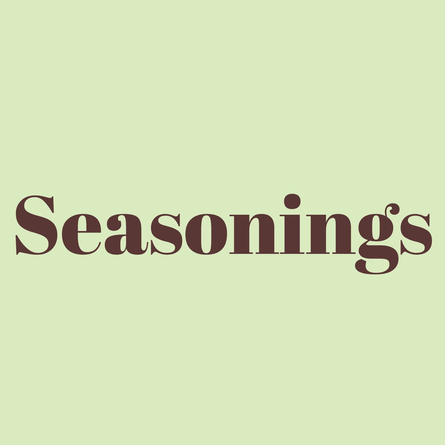 Seasonings
