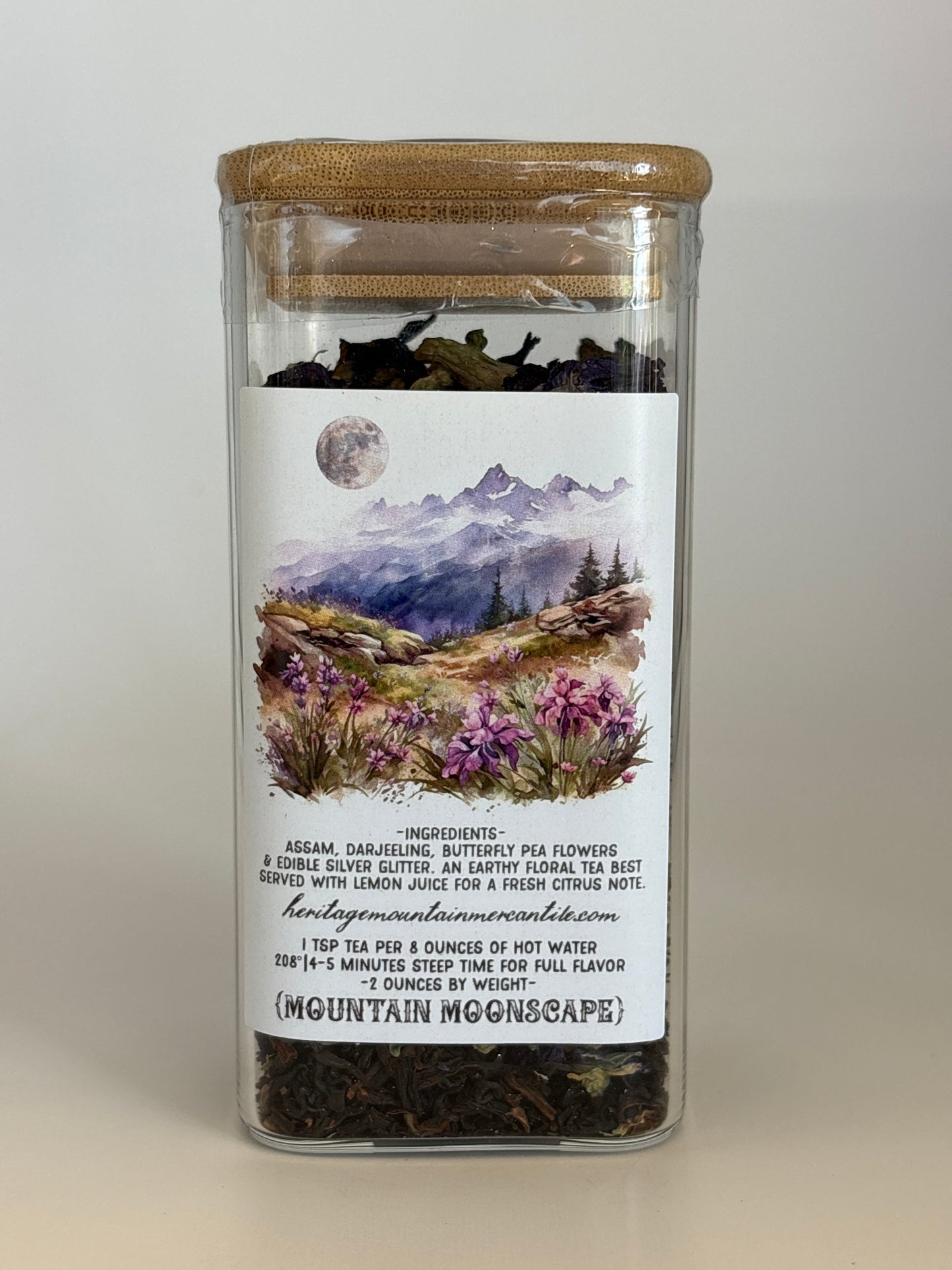Mountain Moonscape - Tea Jar