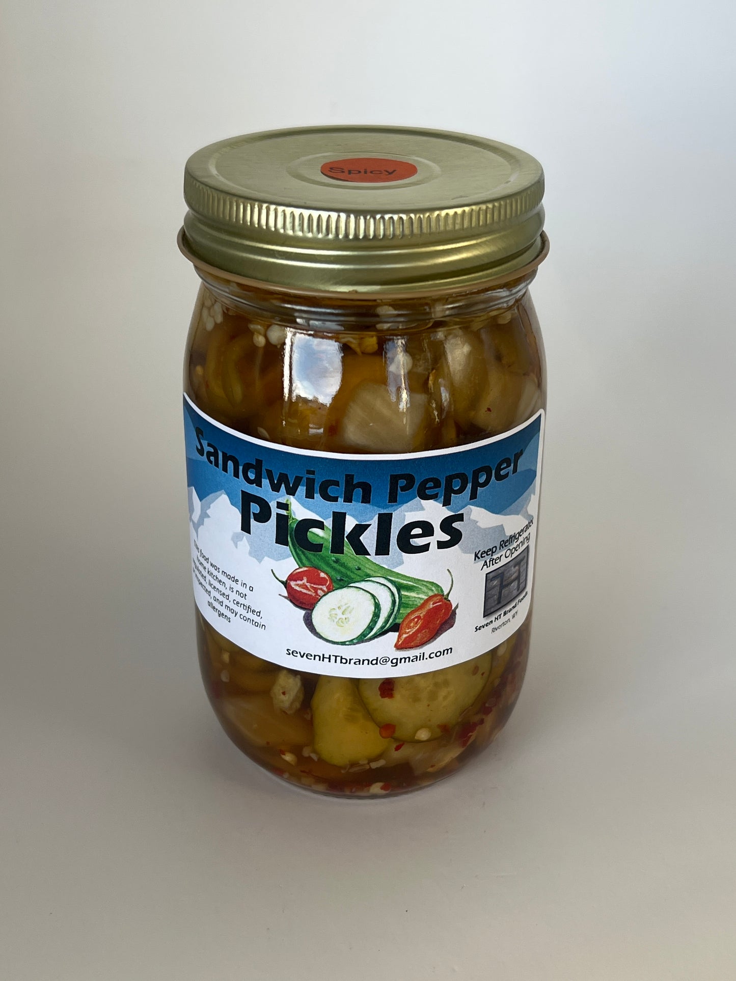 Sandwich Pepper Pickles Spicy