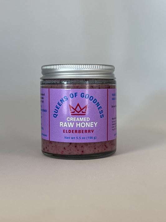 Elderberry Creamed Honey