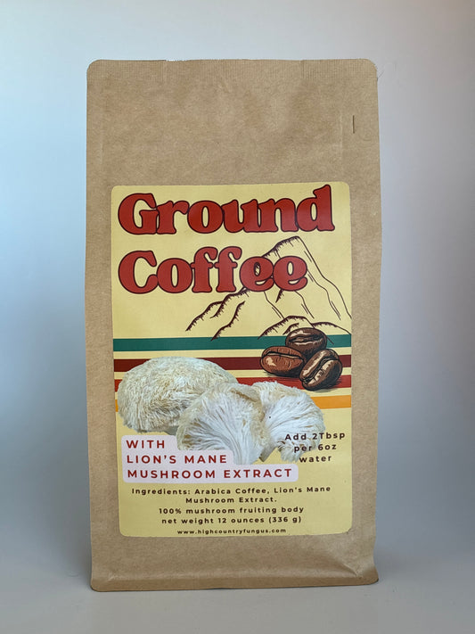 Ground Coffee With Lions Mane