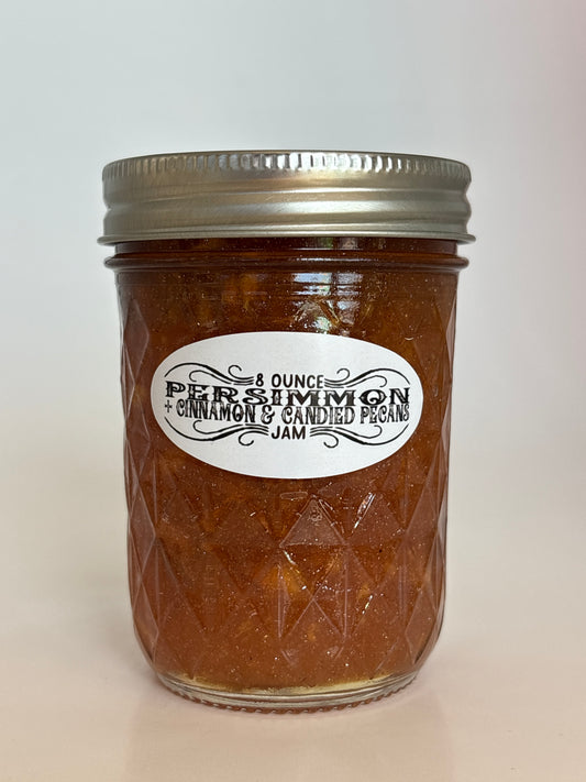 Persimmon + Cinnamon & Candied Pecans Jam