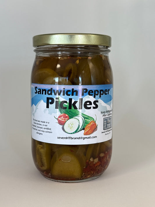 Sandwich Pepper Pickles Hot