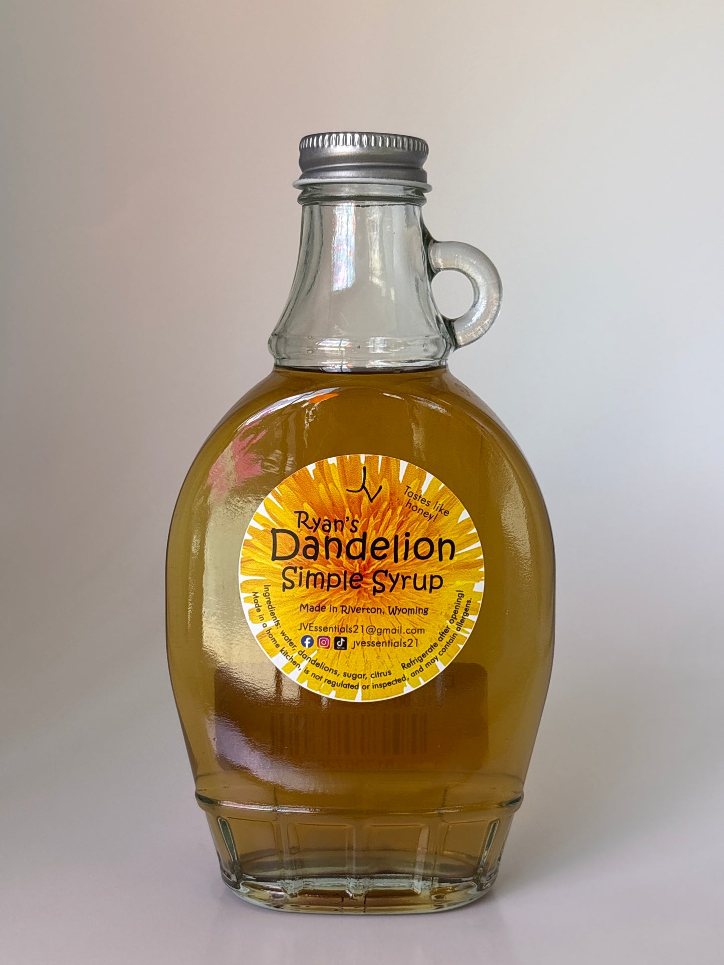Dandelion Simple Syrup