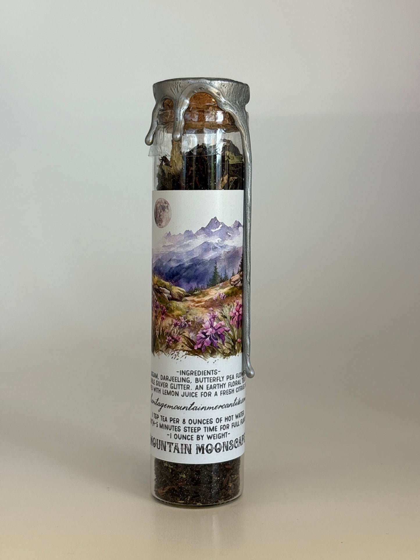 Mountain Moonscape- Tea Tube